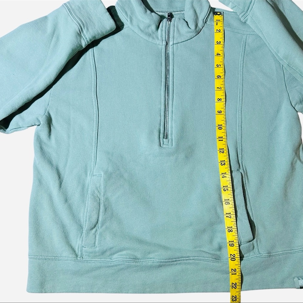 Tommy Bahama Green Half Zip Zip-Up Sweater - Medium - Picture 6 of 8